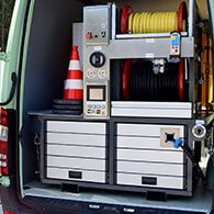 Erfahren Sie mehr über die transportablen Hochdruckspüleinheiten für Kastenwagen von KUTERO.